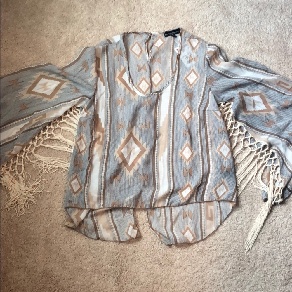 Boho top BNWT